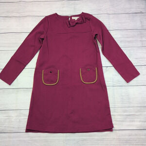 8 Hope & Henry Berry Quilted Ponte Riding Dress